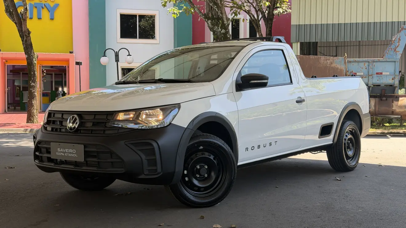 Volkswagen Saveiro Robust 2027 100% etanol/álcool branca estática
