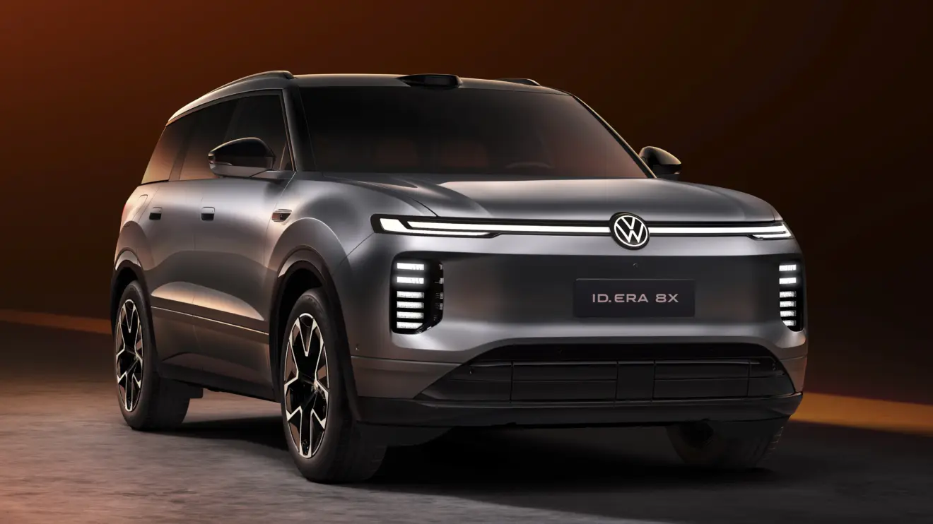 SUV Volkswagen ID.Era 8X prata de frente